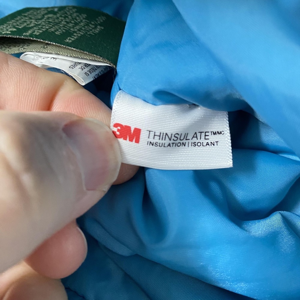 L.L. Bean Snowsuit Baby Boys 6-12 Months Blue Stripe Hooded Thinsulate One Piece - Picture 10 of 16